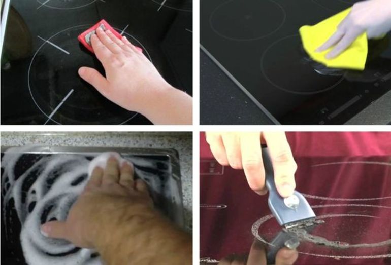 how to wash a glass ceramic stove