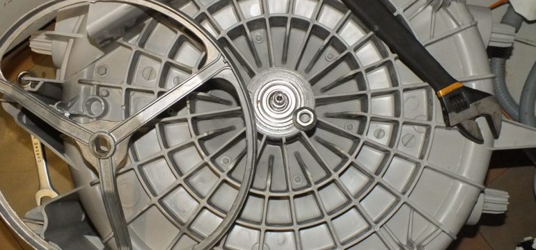 Pulley deterioration in the washing machine